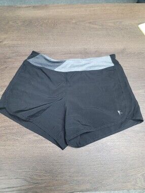 Danskin Now Lined Athletic Shorts Womens Large Black
